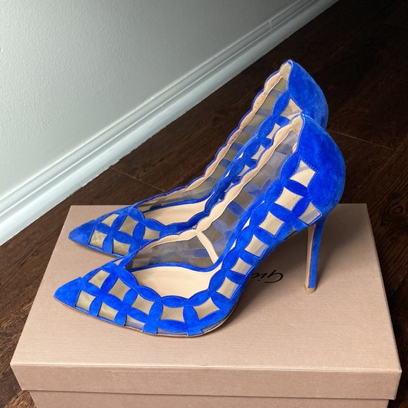 Gianvito Rossi Camoscio Ming Heels New - Picture 4 of 11